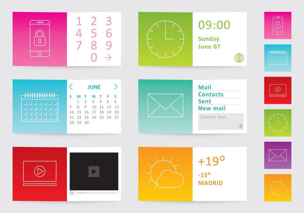 Ui Kit Vector Art, Icons, and Graphics for Free Download