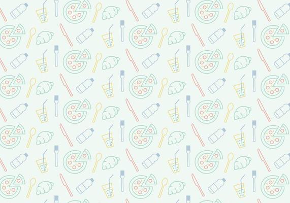 Food Icon Pattern