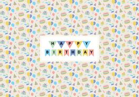 Birthday Icons Pattern  vector