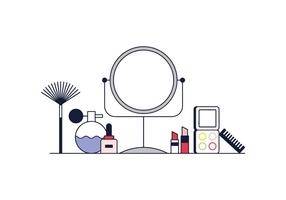 Vector libre del maquillaje