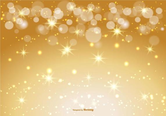 Beautiful Gold BokehSparkle Background