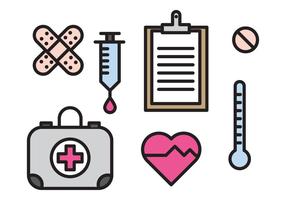 Medical elements vector