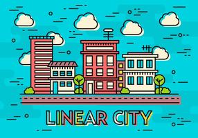 Free Teal Flat Linear Design Vector Image Concept