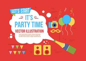 Free Party Time Vector