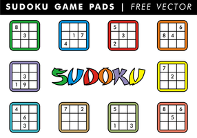 Sudoku Juego Pads Vector Libre
