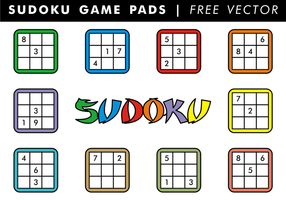 Sudoku Game Pads Free Vector