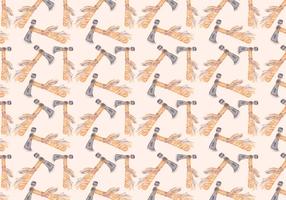 Free Vector Watercolor Axe Pattern 