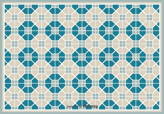 Simple Vector PatternTiles With Geometric Shapes Pattern