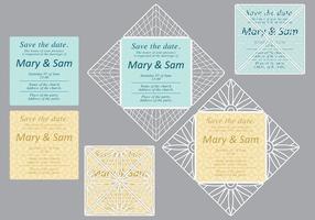 Laser Cut Invitaciones vector