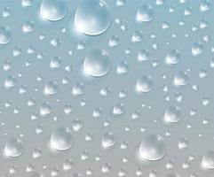 Water Drops Pattern Background - Vector