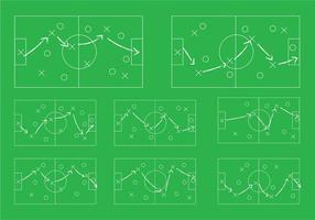 Dark background board with tactical placement of football players - Vector  7059526 Vector Art at Vecteezy