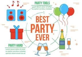 Free Best Party Vector