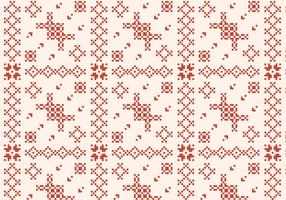 Stitching Rustic Pattern vector