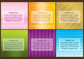 Gradient Templates vector