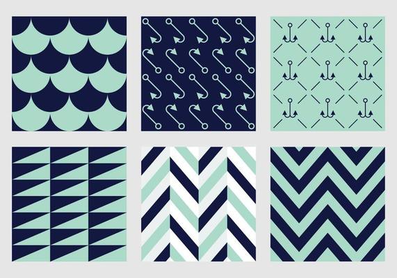 Free Marine Vector Patterns 1