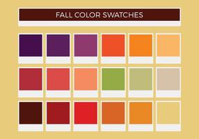 Free Fall Vector Color Swatches