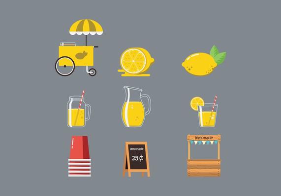 Free Lemonade Stand Vector