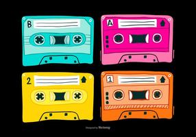 Vintage Mixtapes Vectores