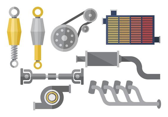Free Gearbox Icons Vector