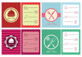 Kids Menu Design vector