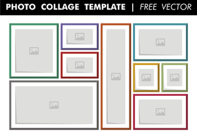 Photo Collage Template Free Vector