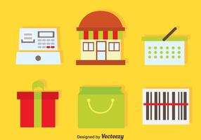 Shopping Element Icons vector