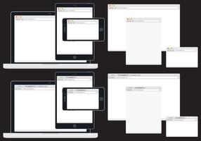 Adaptive Web Browsers vector