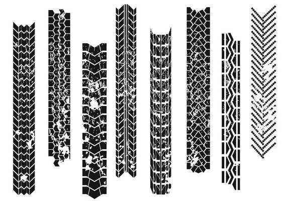 Tire Skid Marks Vector Art, Icons, and Graphics for Free Download