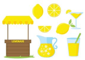 Lemonade Stand Vector Icono