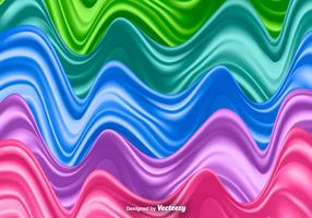 Silk Waves Set - Vector Illustration