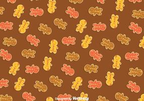 Ginger Bread Pattern vector