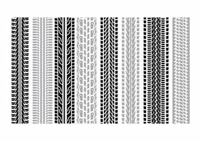 Tire Marks Set vector