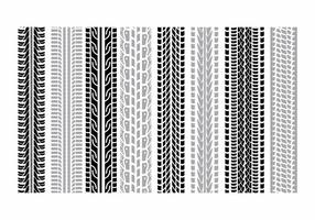 Tire Marks Set vector