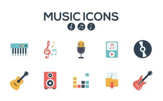 Music Icons Vector
