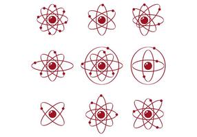 Set Of Atomium Vector
