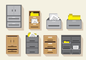 Vector File Cabinet