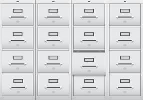 File Cabinet Vector Background