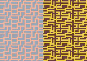 Maze Geometric Pattern vector