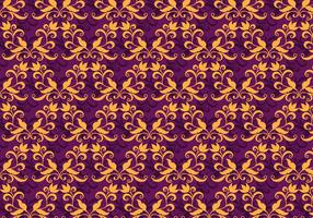 Vector libre púrpura Flourish occidental patrón