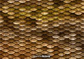 Brown Fish Scales Vector Pattern