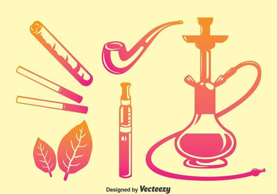 Smoke Icons Vector