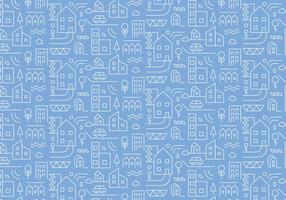 City Outline Pattern vector