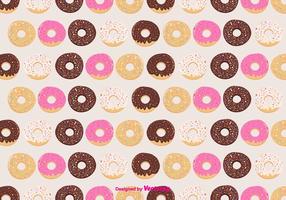 Donuts Vector Pattern Background