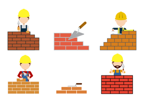 Free Bricklayer Vector