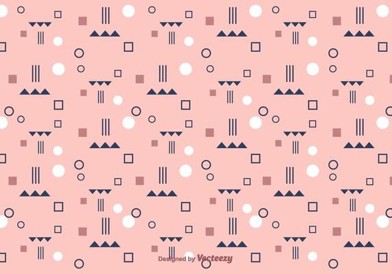 Flat Geometric Pattern