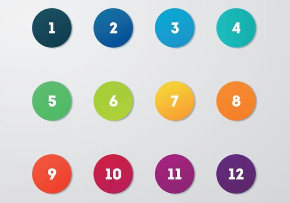 Circle Bullet Points Vector