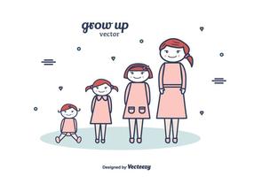 Growing up Stock Vector by ©interactimages 10278337