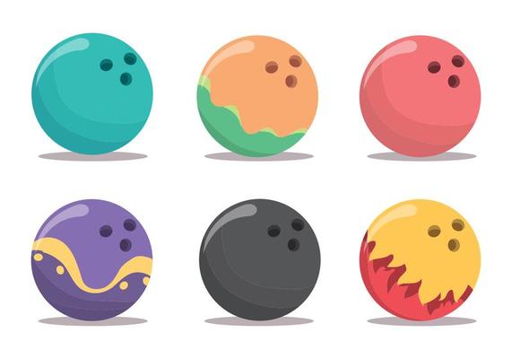 Bowling Alley Vector Set