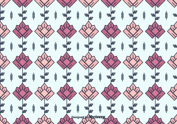 Geometrical Flowers Pattern