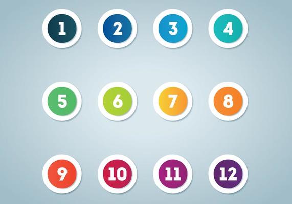 Bullet Points Vector